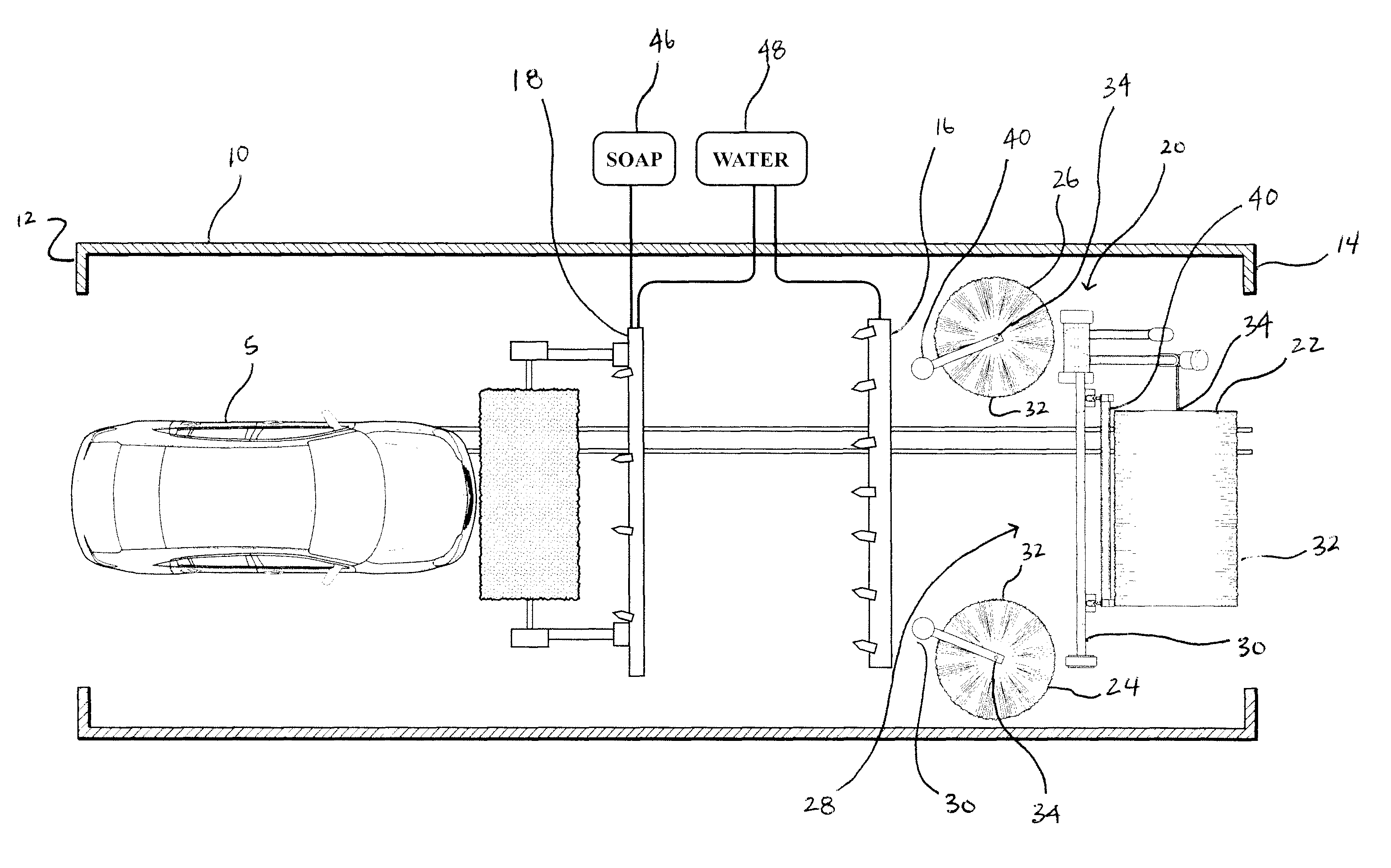 Vehicle wash drying system