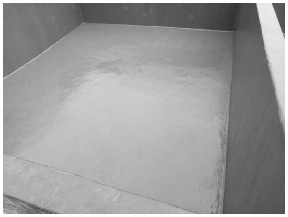 Phosphorus-based flame-retardant glass fiber reinforced plastic floor paint and construction method thereof