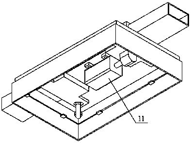 A butt welding expansion device for rectangular tube groups