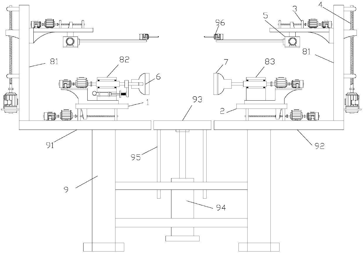 Perforating device for furniture plate