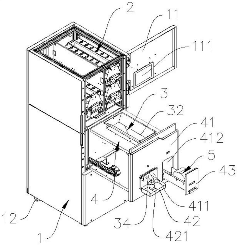 Semi-automatic disassembling machine