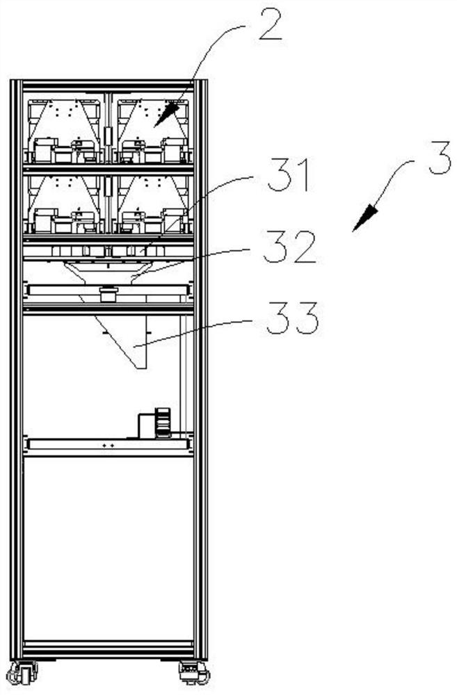 Semi-automatic disassembling machine