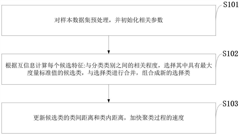 Constraint-restricted clustering and information metric software birthmark feature selection method, computer