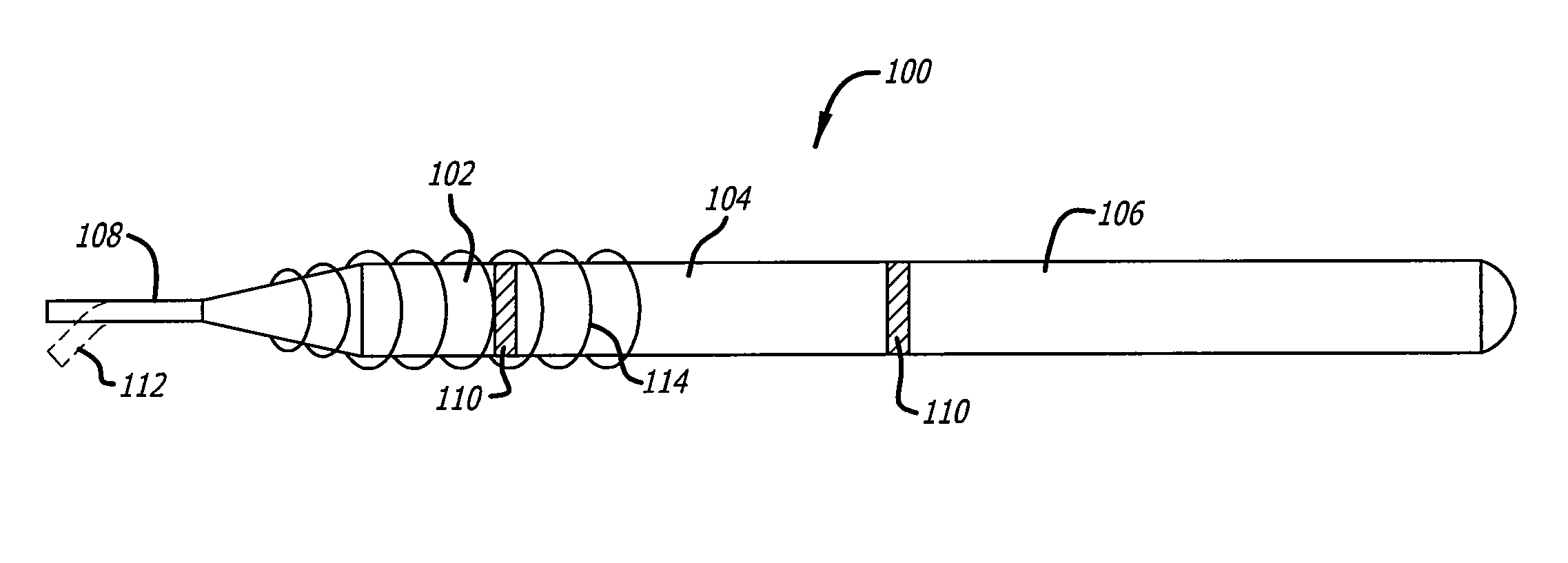Guide wire with core having welded wire segments