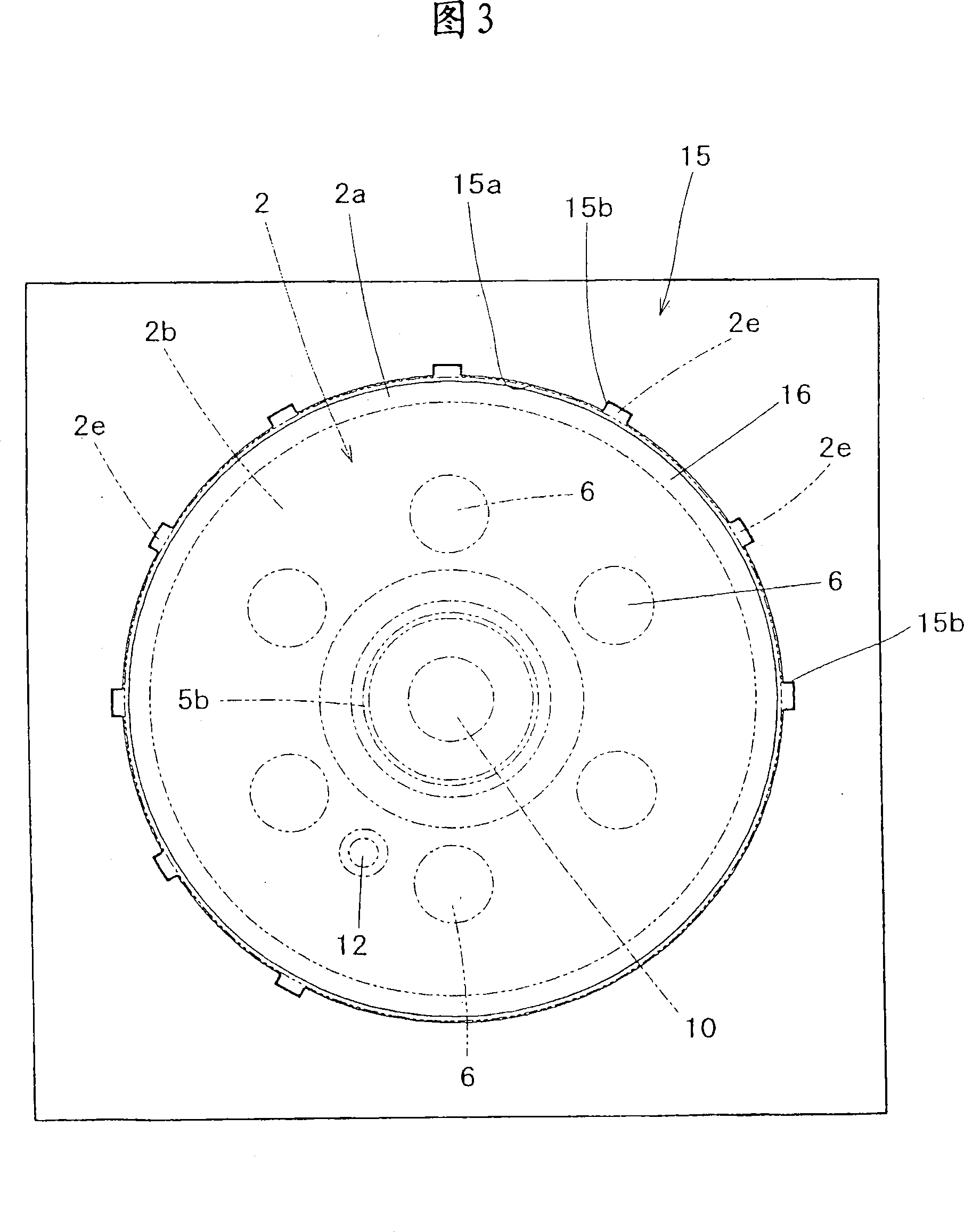 Device for shaving projection formed on flywheel and method of shaving projection