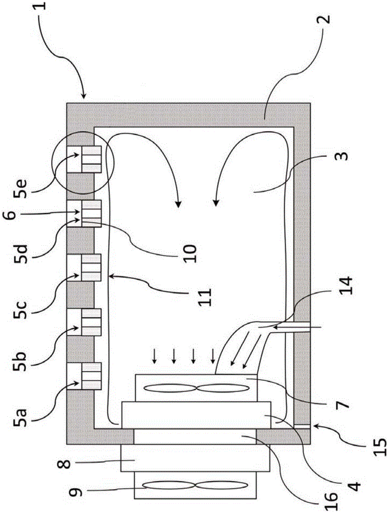 Condensed water collector