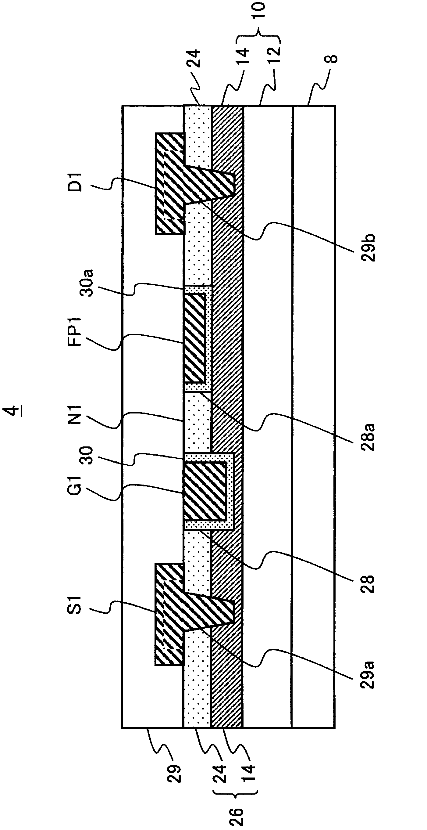Semiconductor device, manufacturing method and transistor circuit