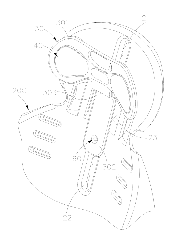 Headrest structure of bicycle seat