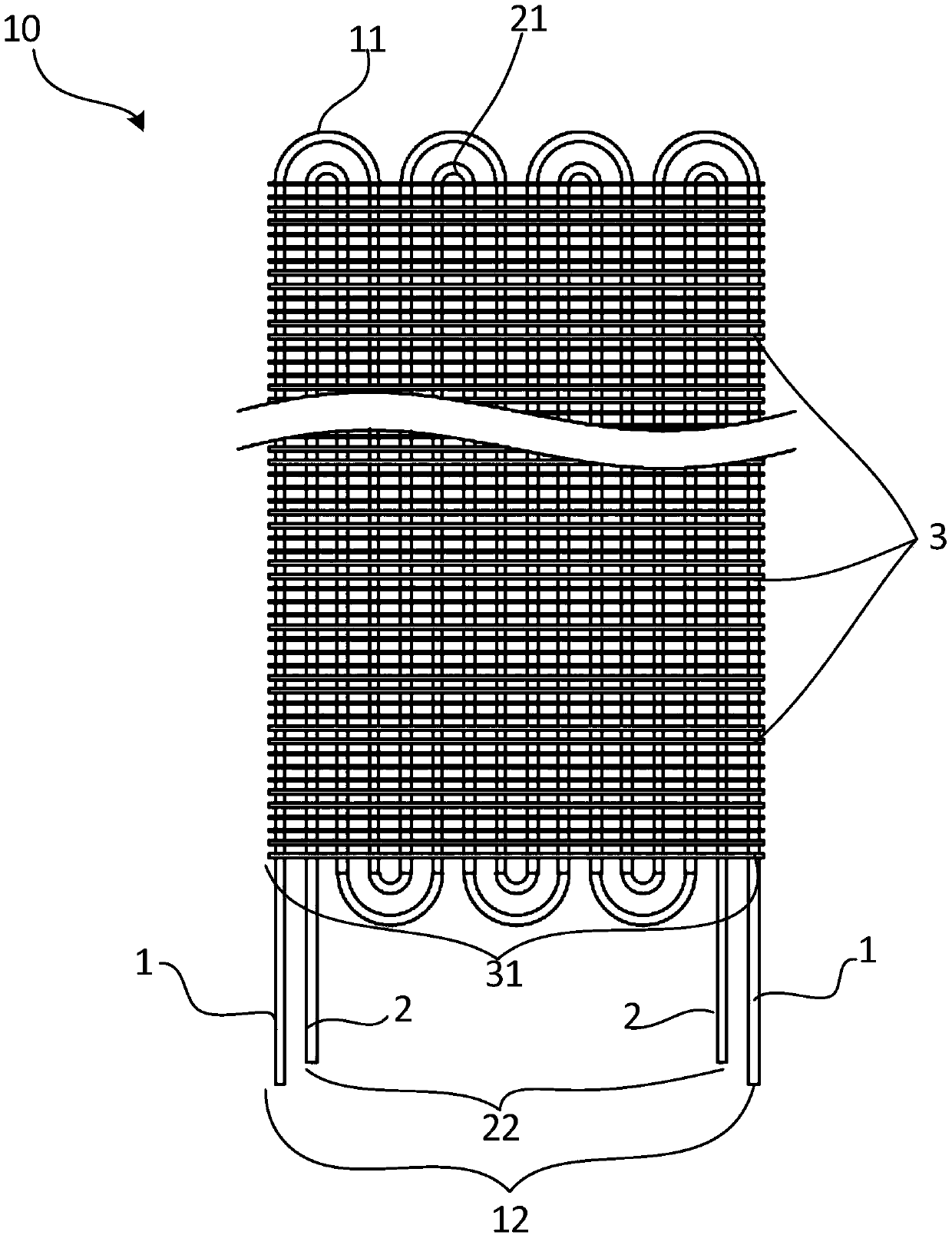 Condenser assembly and refrigerating appliance