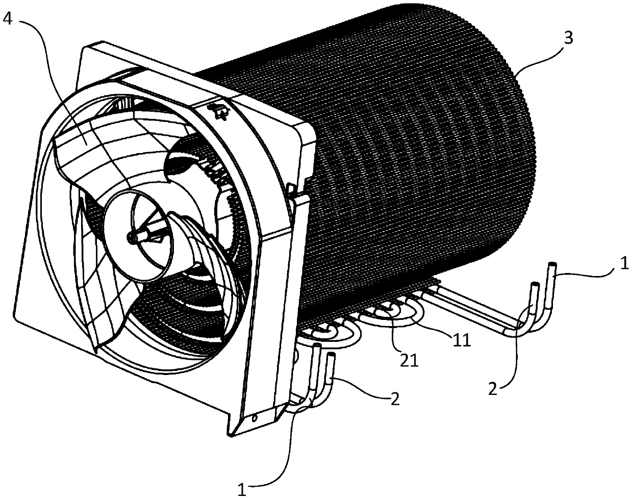 Condenser assembly and refrigerating appliance