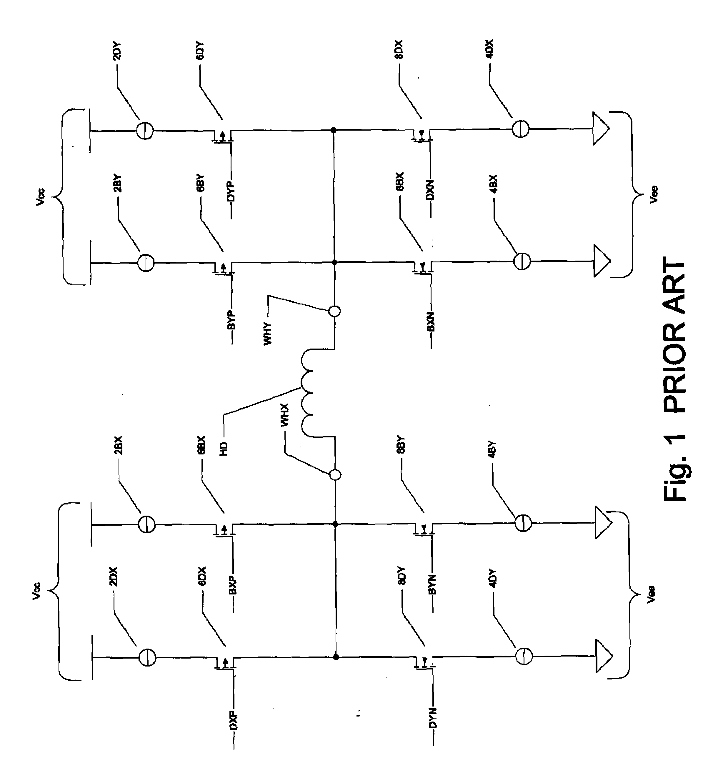 Low Power Write Driver for a Magnetic Disk Drive