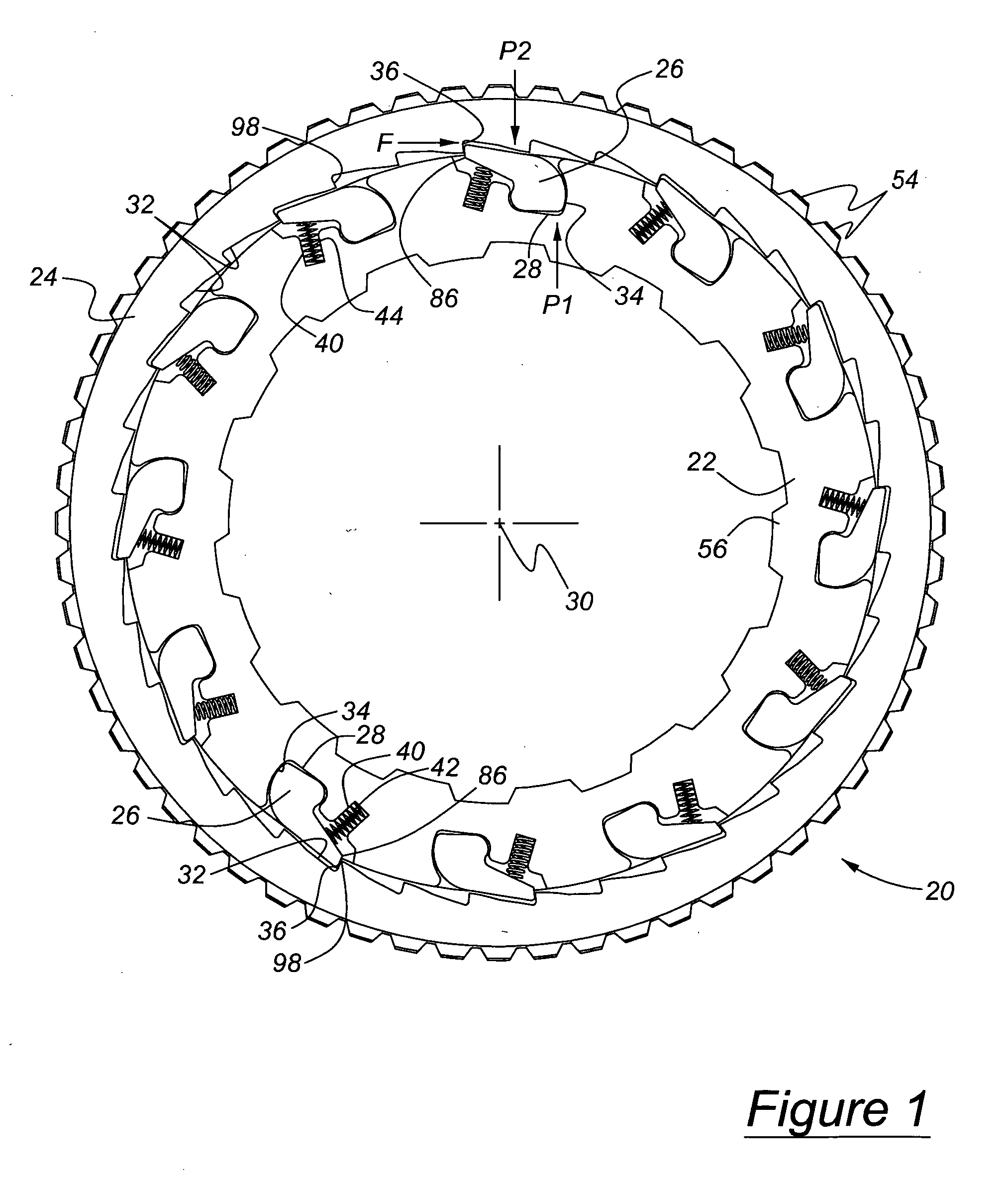 Overrunning clutch