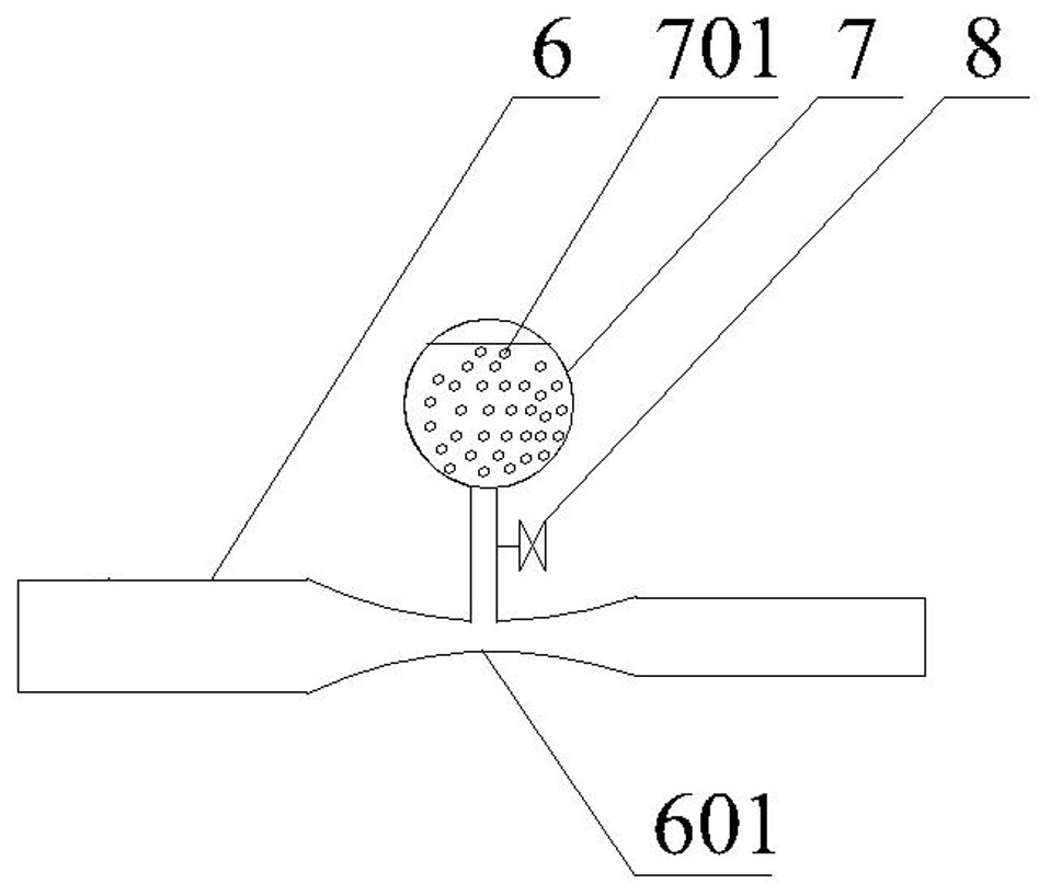 Cleaning device and method for deep hole of engine cylinder block