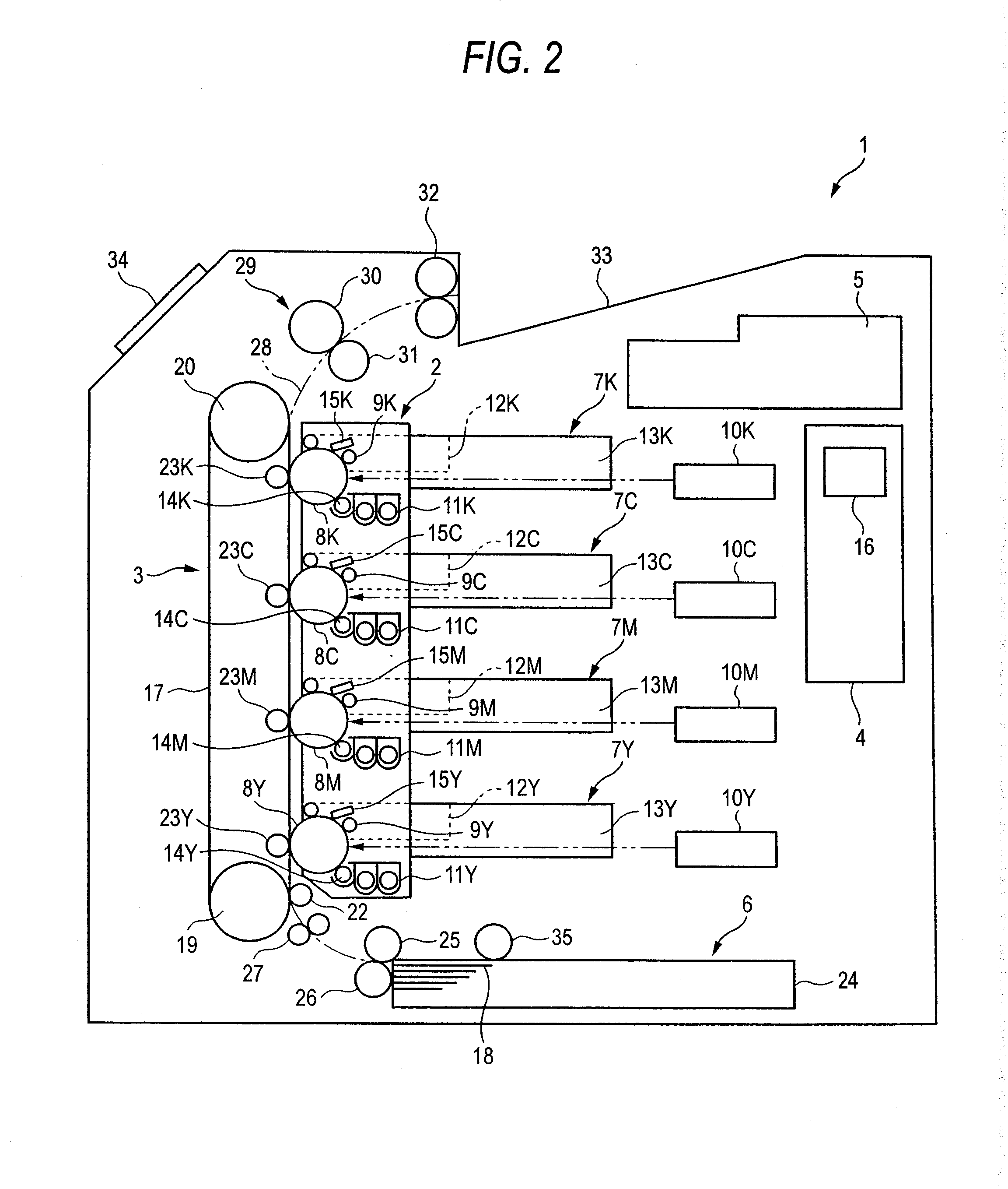Image forming apparatus, regulating member and container