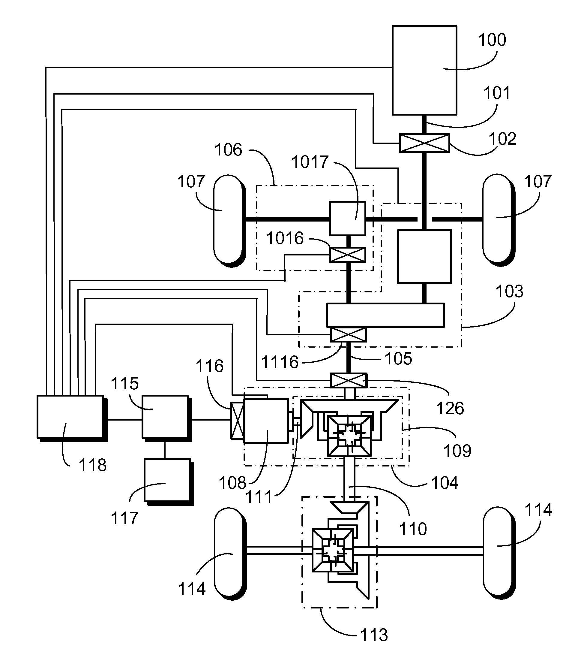 Energy storage type of differential hybrid power distribution system