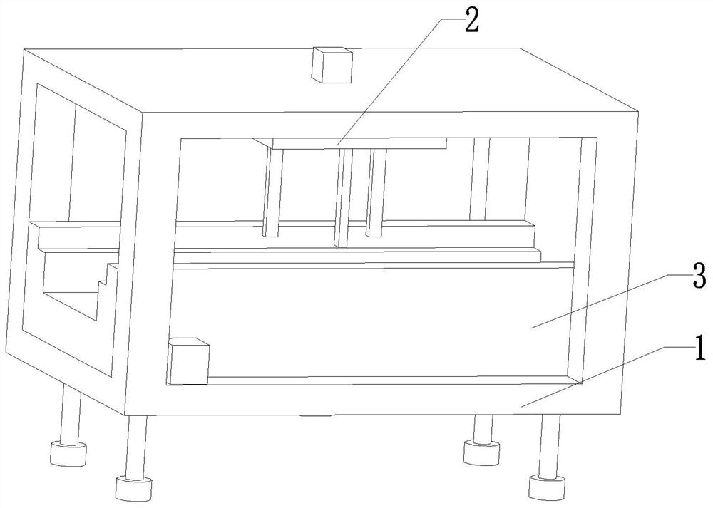 Manufacturing method for environment-friendly degradable plastic packaging box