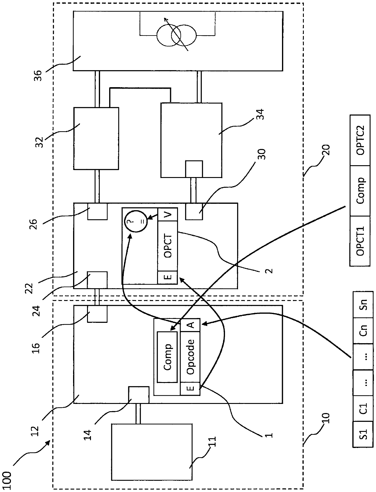 Electronic circuit for a field device used in automation technology