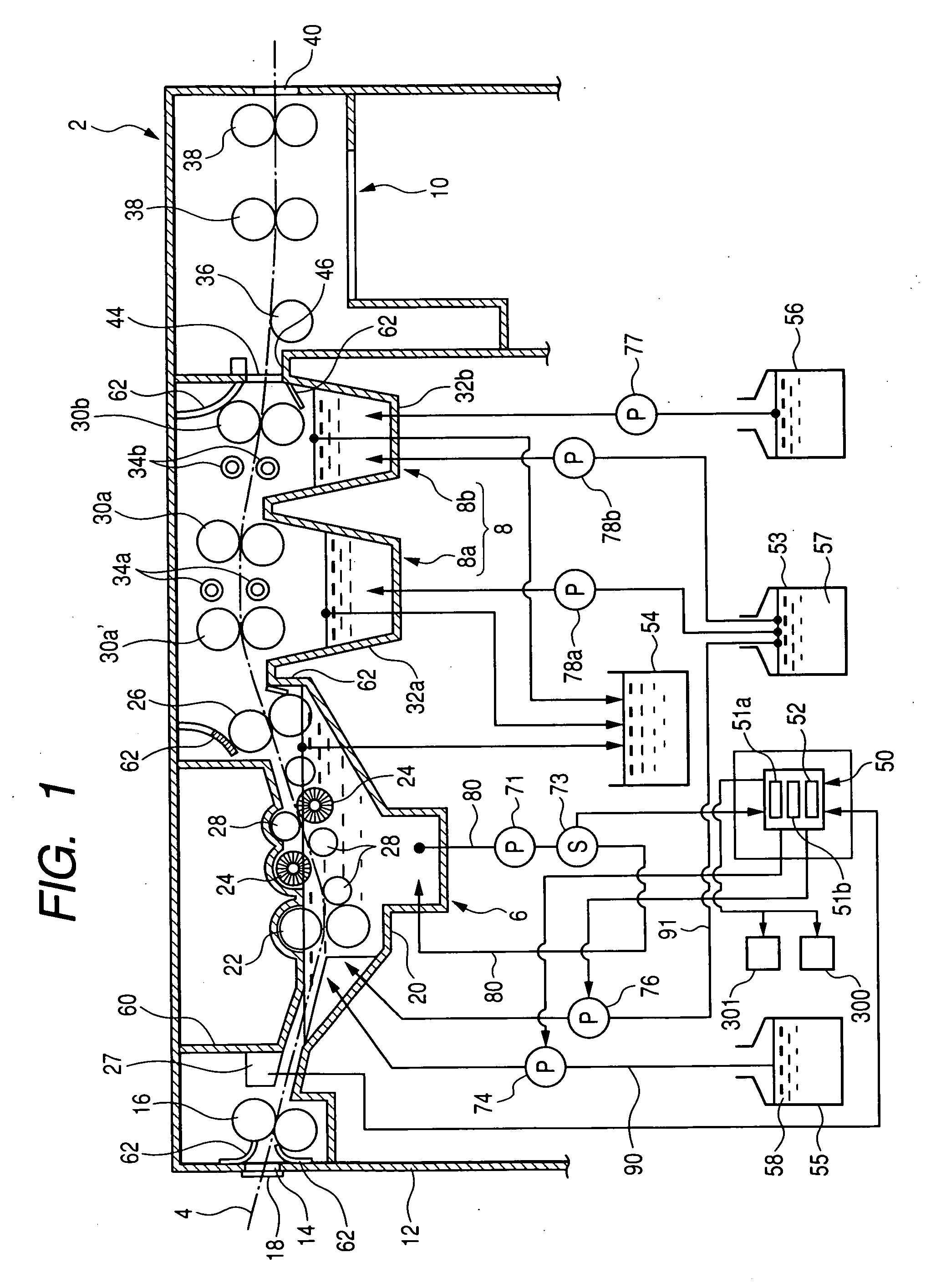 Method for controlling development in automatic developing machine for photosensitive lithographic printing plate precursor and automatic developing machine therefor