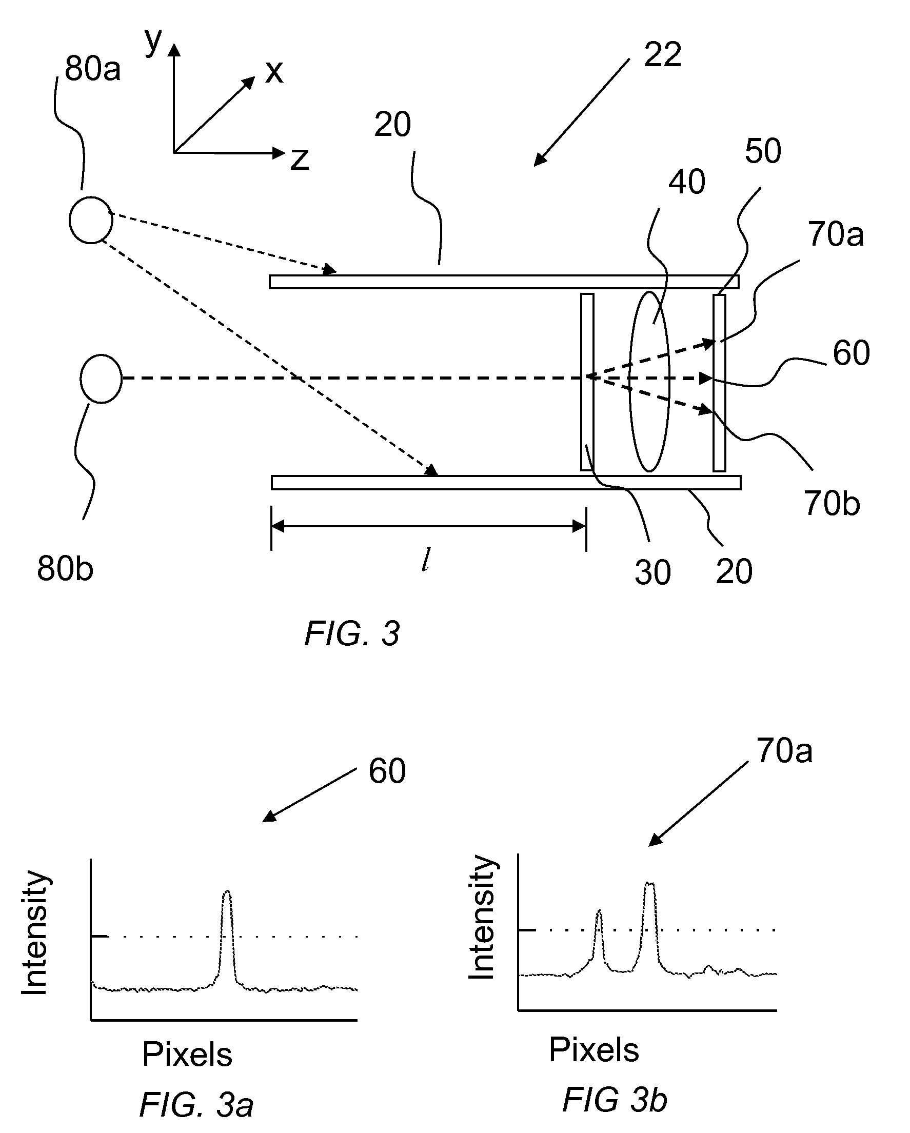 Detection and classification of light sources using a diffraction grating