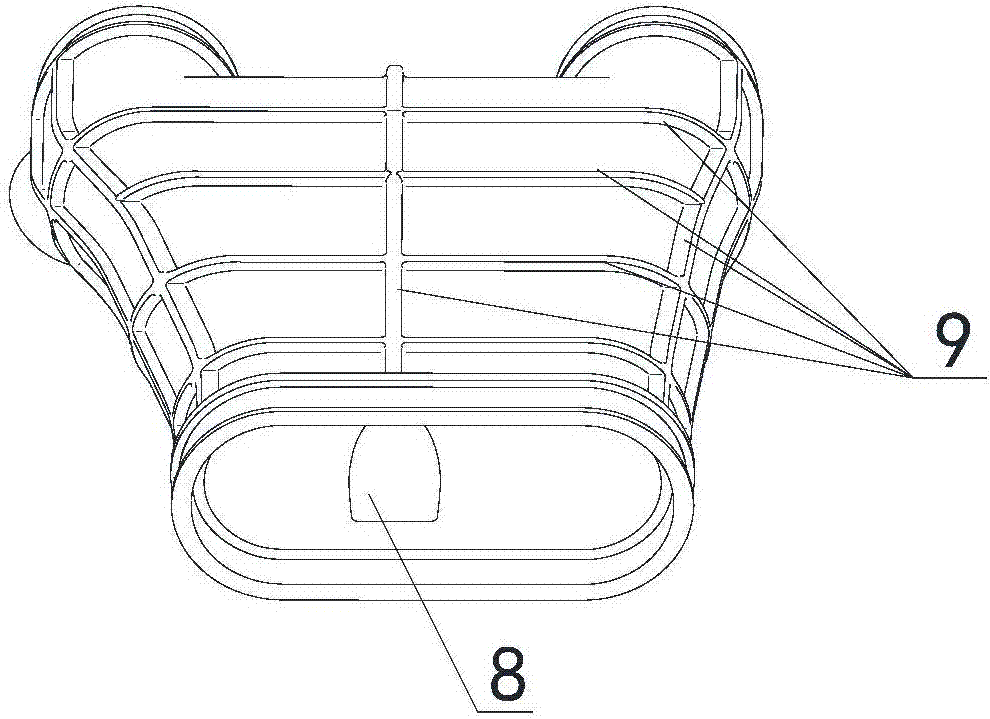 Air intake joint structure of double-cylinder engine