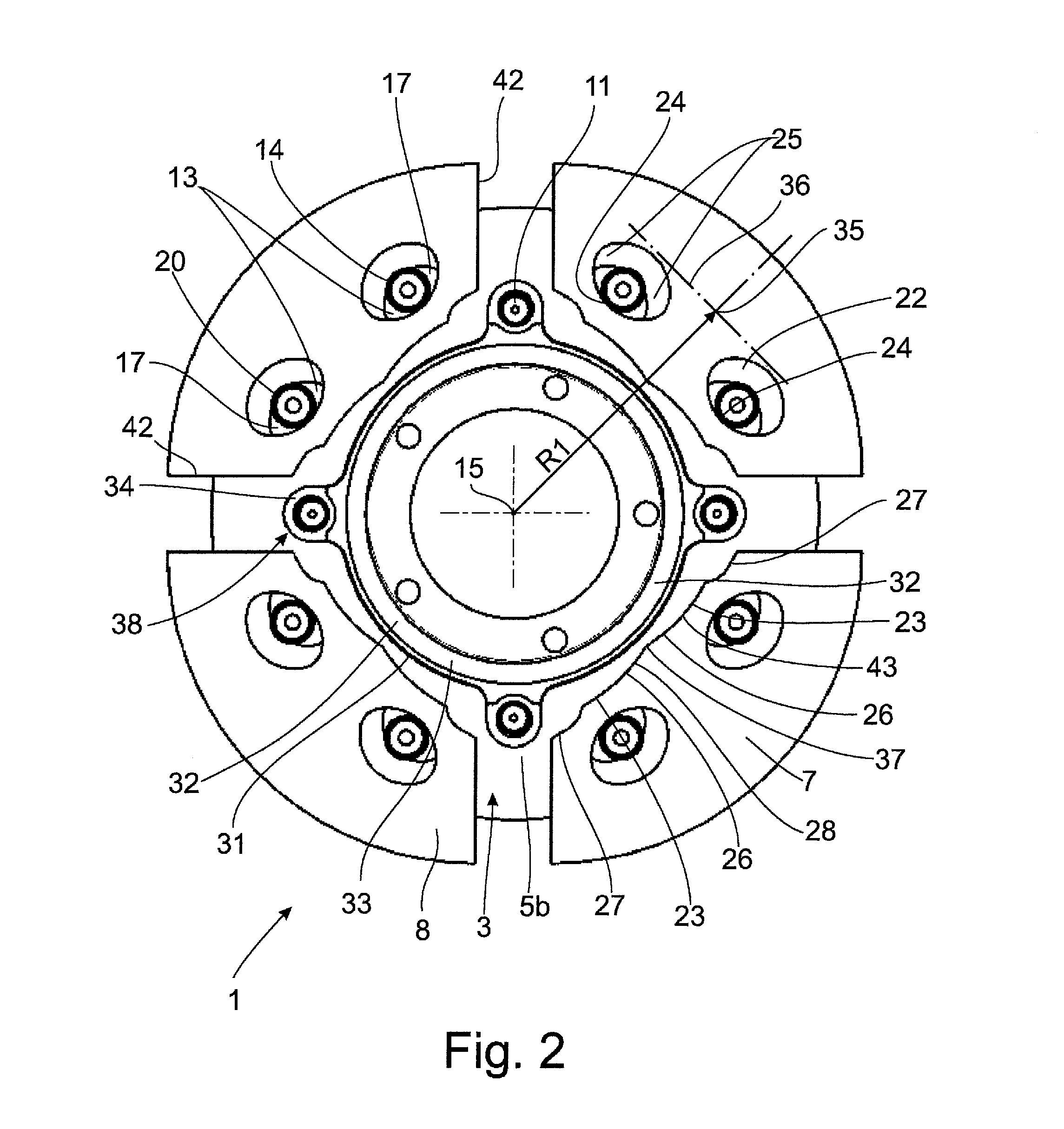 Torsional Vibration Damper Comprising A Damping System, A Damping Device And A Ground Device