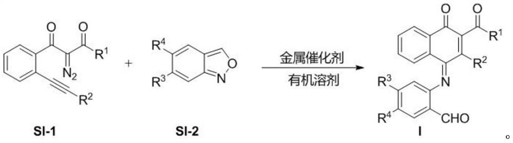 A kind of polysubstituted naphthoquinone derivatives and its preparation method and application