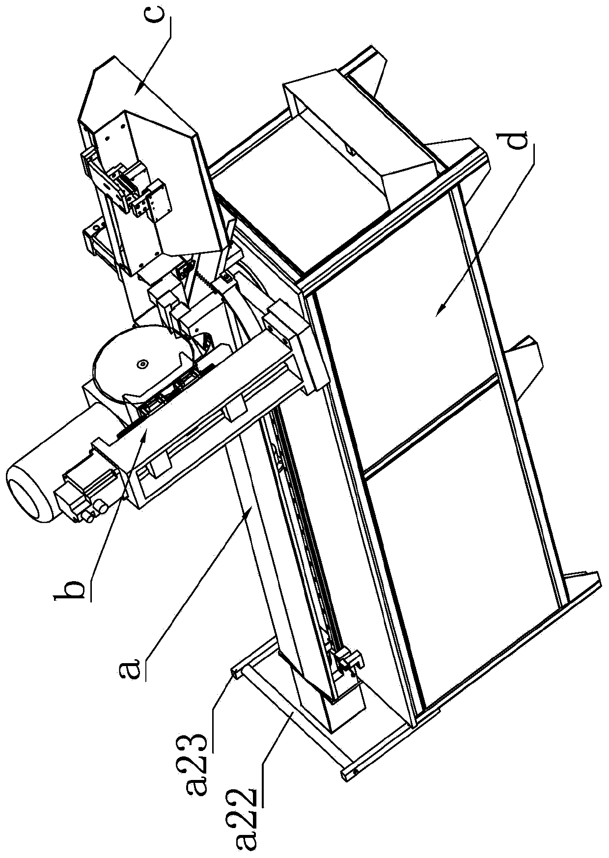 Pipe cutting machine with rotary machine head