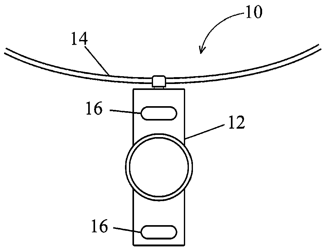 Neck-worn ECG monitoring device