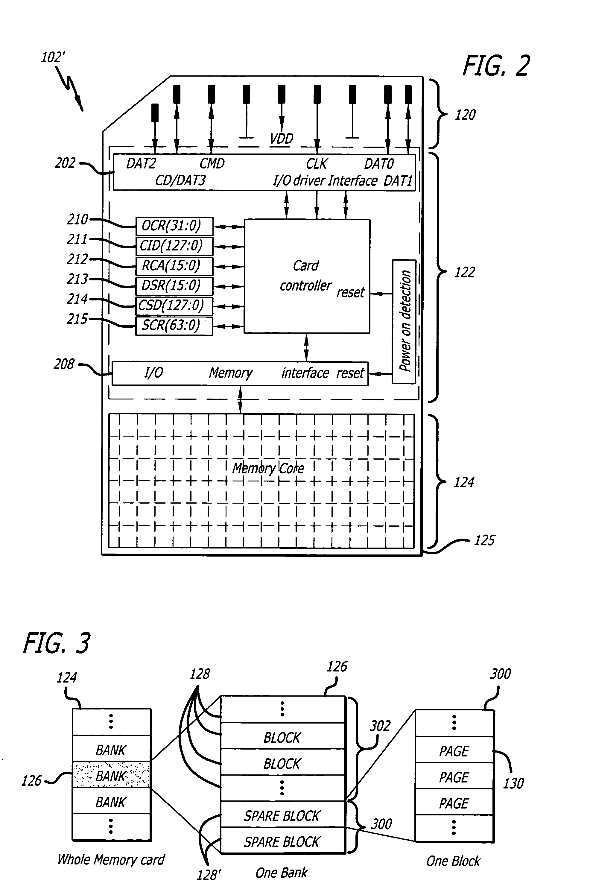 Method and apparatus to erase hidden memory in a memory card
