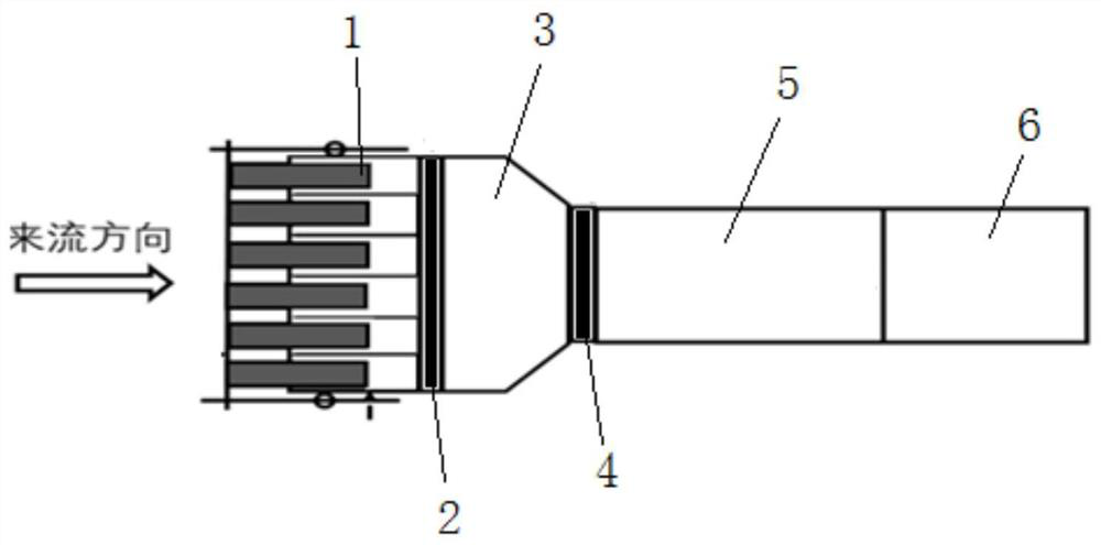 Gas trapping device for space suction type electric propulsion system