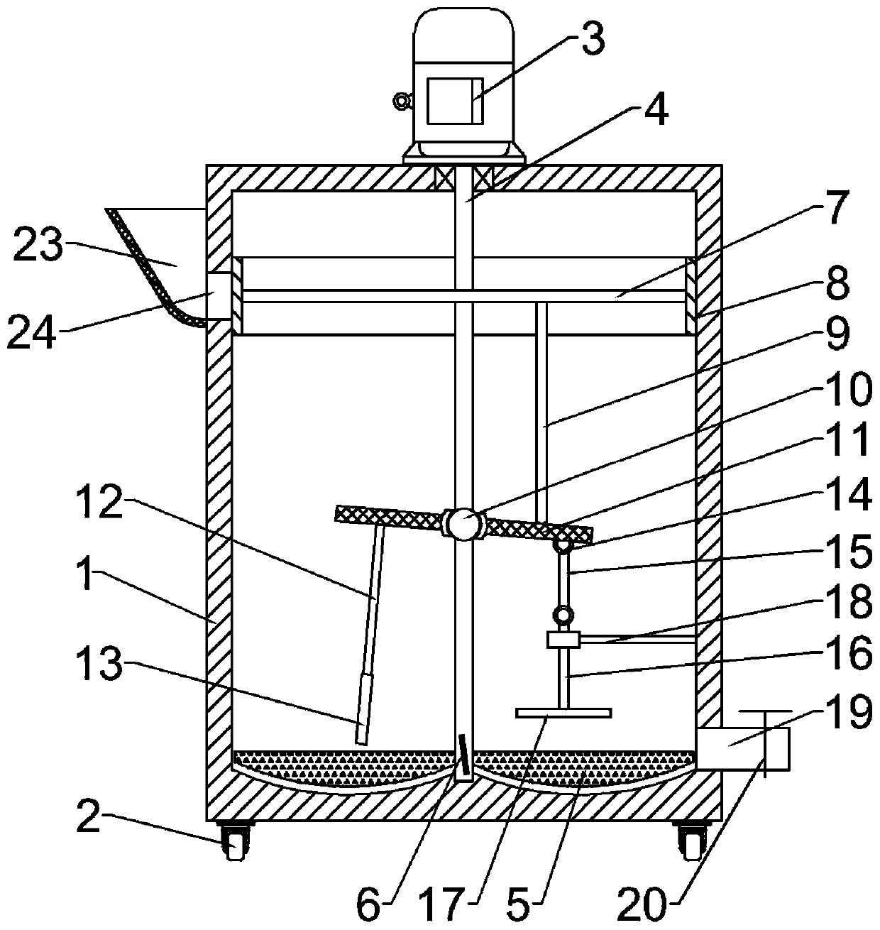 Homogenizing and dispersing equipment used for high-rate LiFePO4 soft package lithium ion power battery