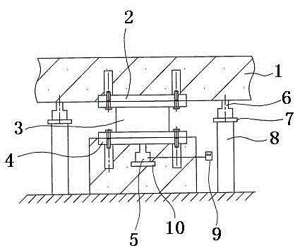 Method for replacing building shock insulation rubber support