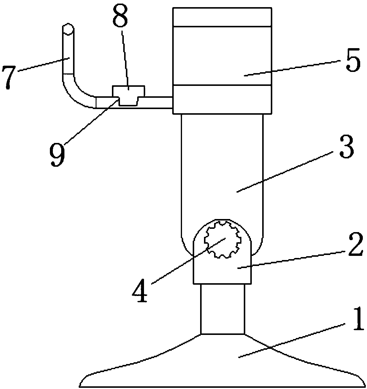 Payment barcode scanning gun bracket for e-commerce