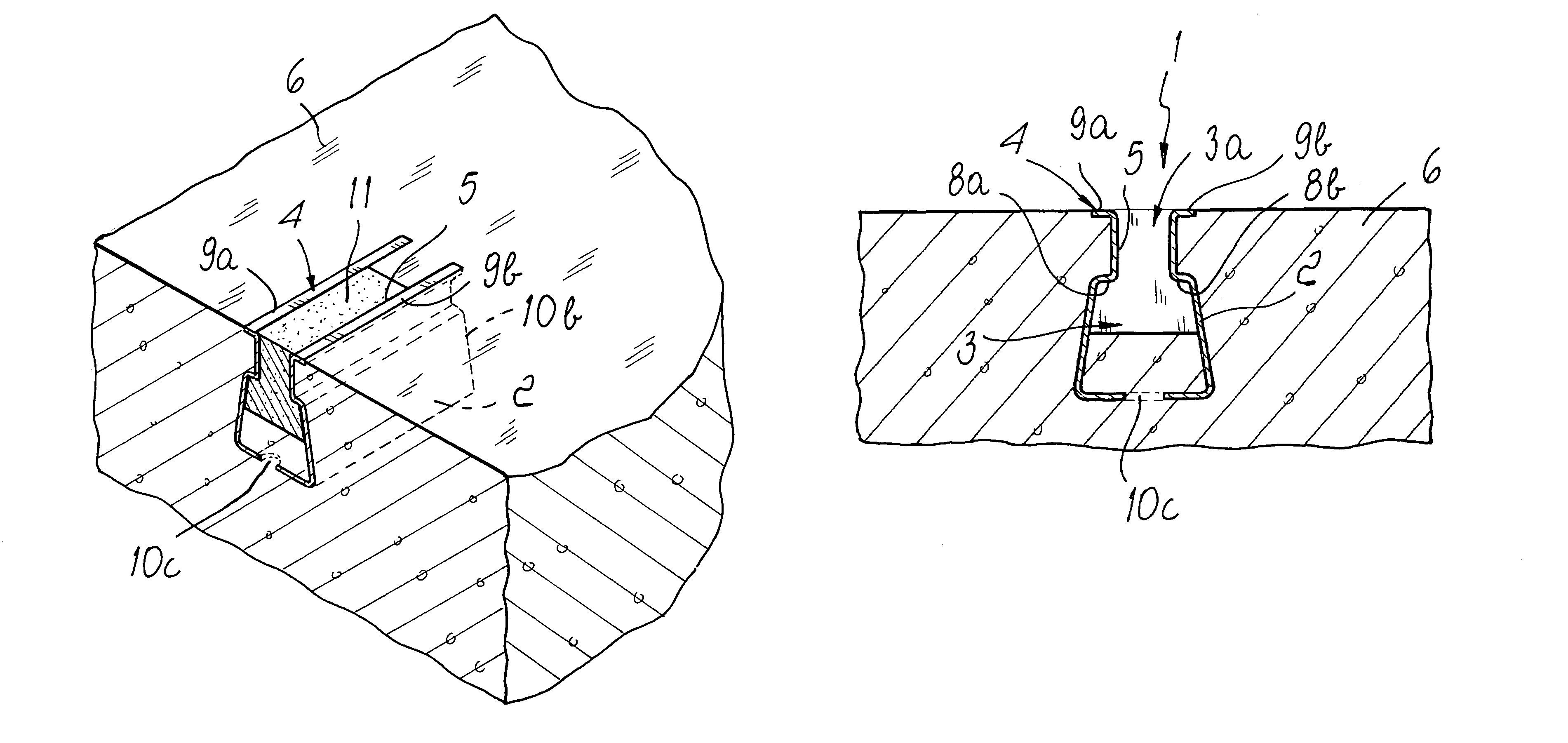 Anchoring insert for embedding in a concrete component and concrete component provided therewith
