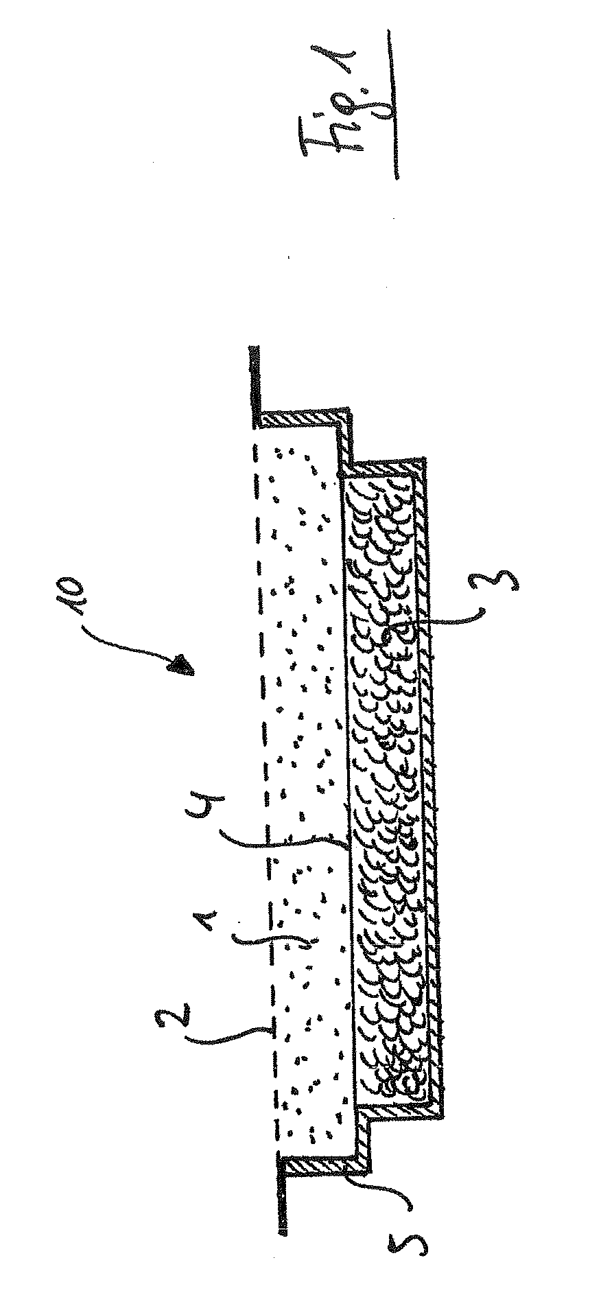 Evaporation element for liquids