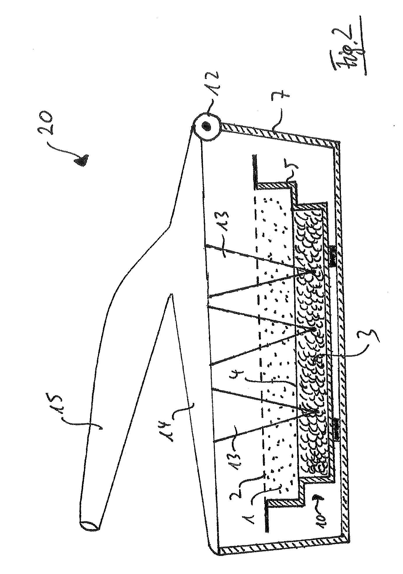 Evaporation element for liquids