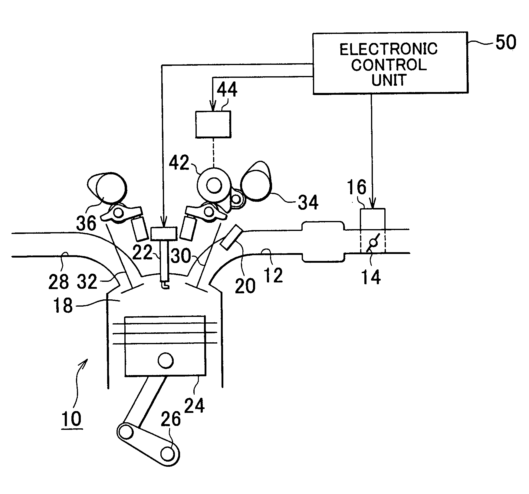 Intake amount control apparatus of internal combustion engine