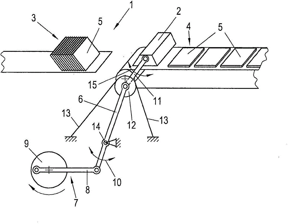Device for handling plate-shaped objects