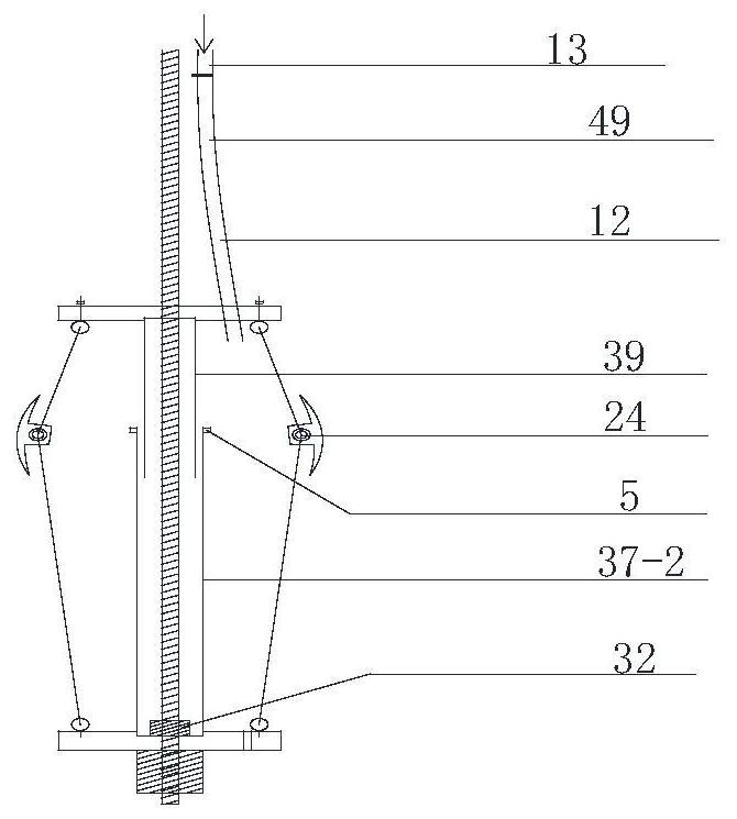 Inner column type umbrella-shaped expanding equipment and expanding method thereof