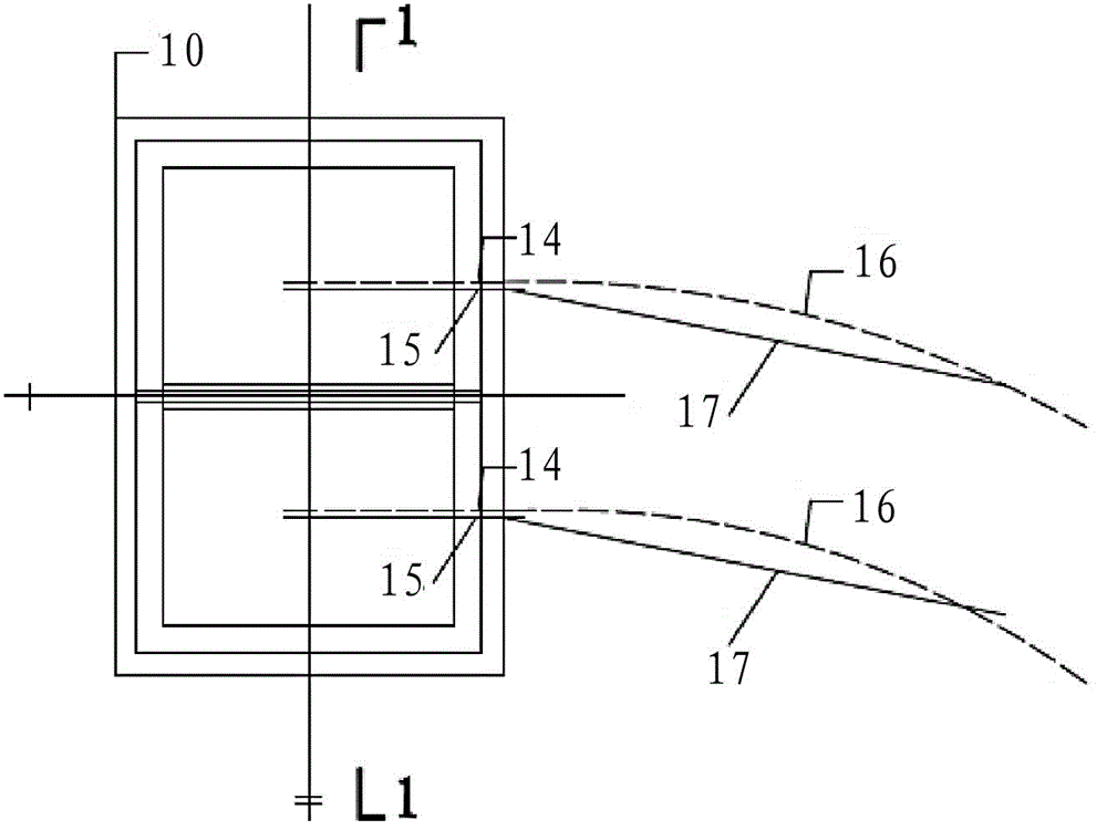 Starting method of small-radius curve tunnel