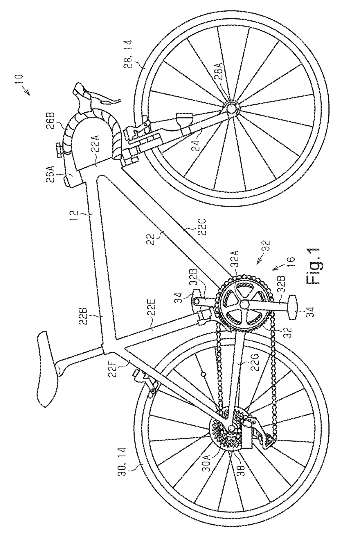 Bicycle component and mounting structure for bicycle component