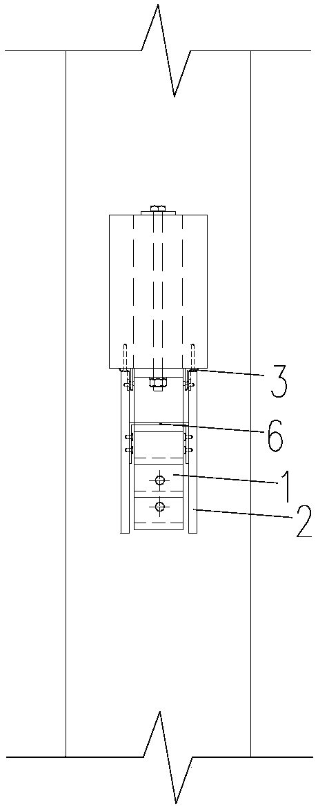 Energy-dissipating sparrow brace internally provided with joint reinforcing and anti-seismic damping device