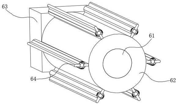 A feeding device for a material tank in steel processing