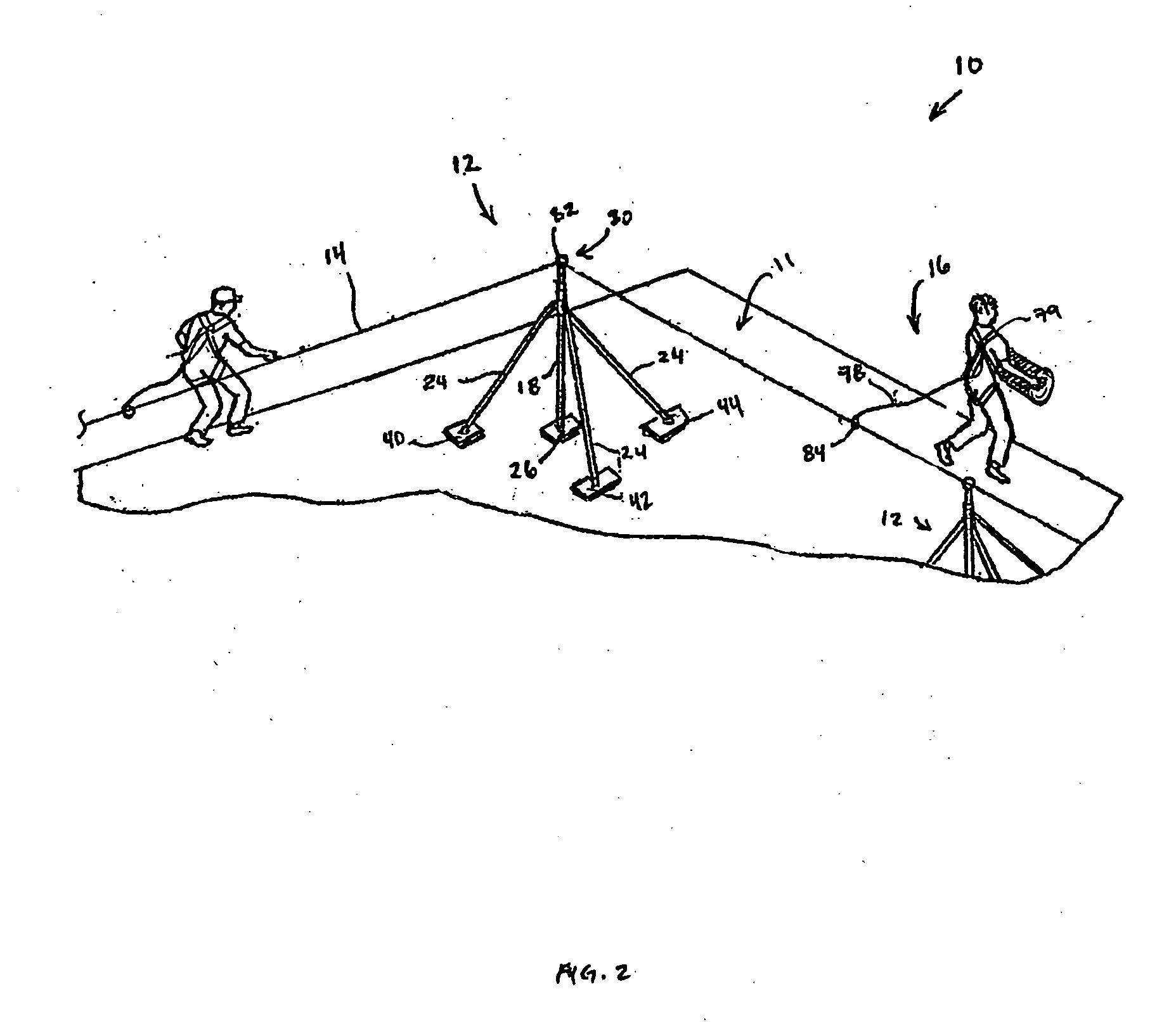 Roofing safety cable system and method