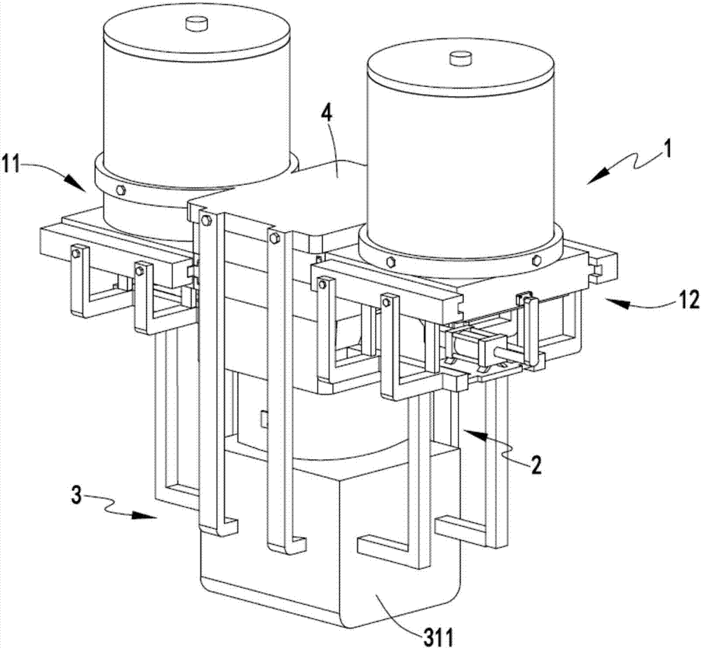 High-quality marking machine capable of realizing automatic matching of paint