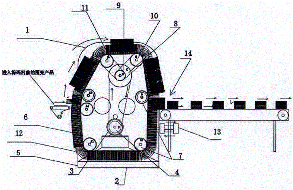 Stacking mechanical device for disposable infant bibs