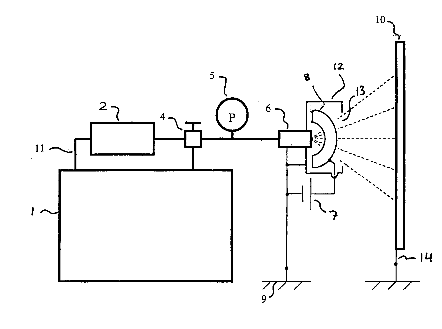 Method and apparatus for high transfer efficiency electrostatic spray