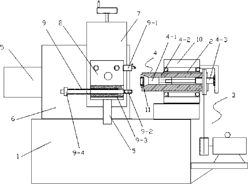 Automatic tapping machine for valve-connected nut of sluice valve