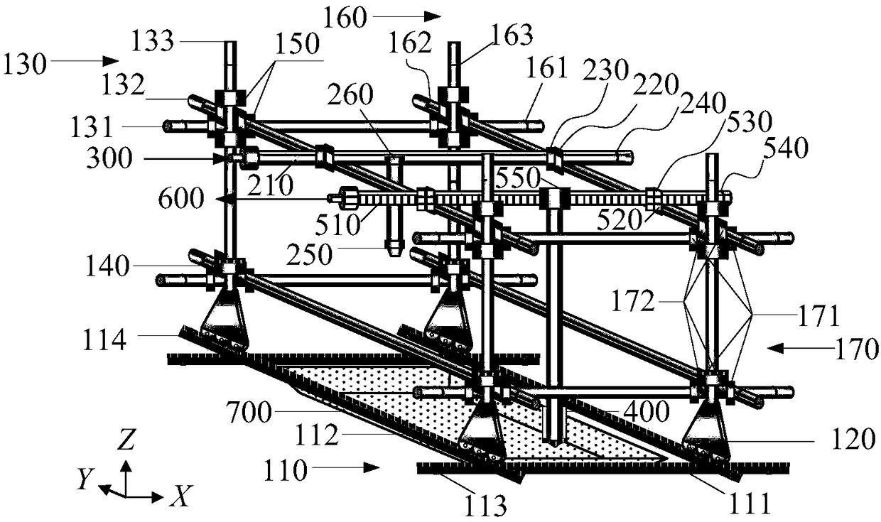 3D printing device and method for underground engineering