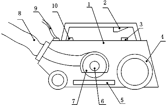 Device for compacting and snipping resin-based composite prepreg spread layer